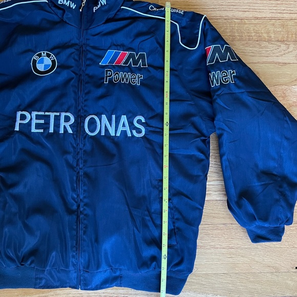Formula 1 BMW Racing Jacket Men’s F1 Embroidered Retro Y2k Unisex - Picture 3 of 6